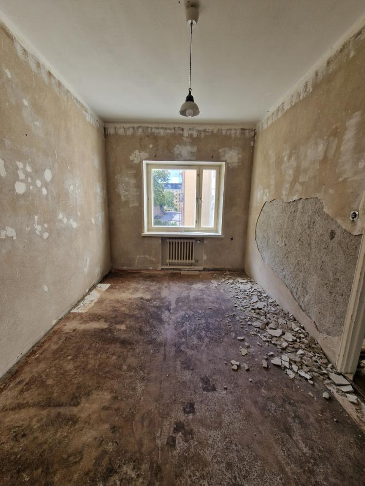 Kaksion seinien ylitasoitukset