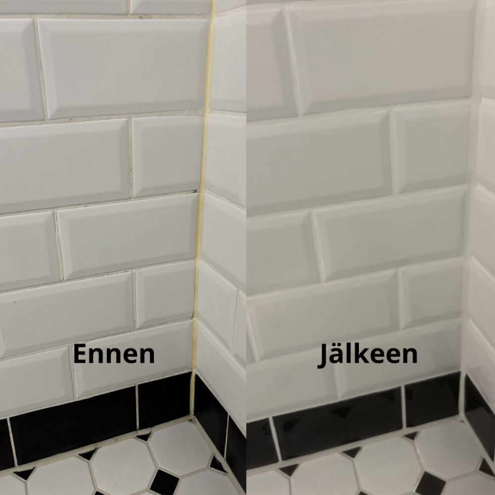 Laatta- ja silikonisaumojen vaihto