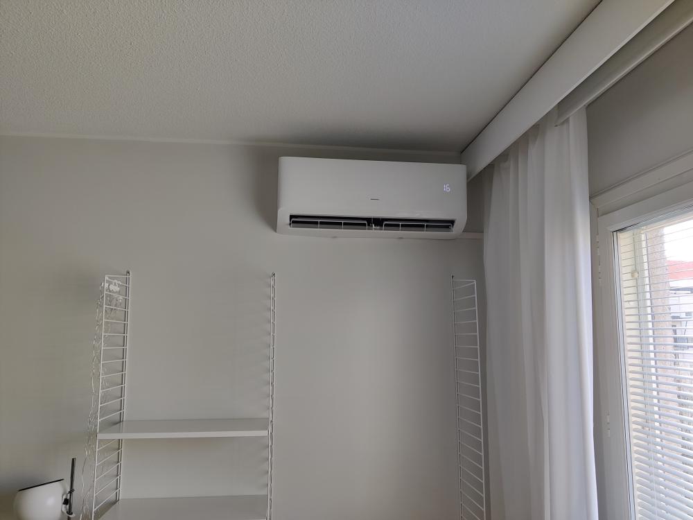 Ilmalämpöpumpun asennus kerrostaloon