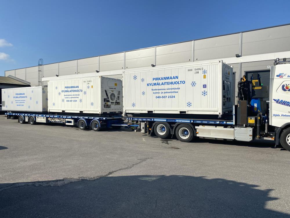Kylmäkontteja festarille