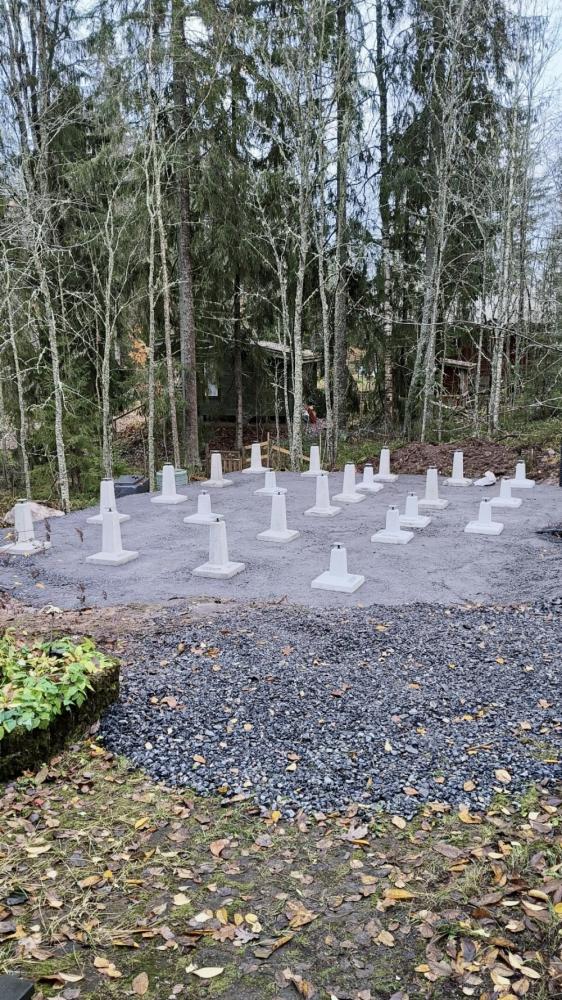Kesämökin pohjatyöt ja perustukset