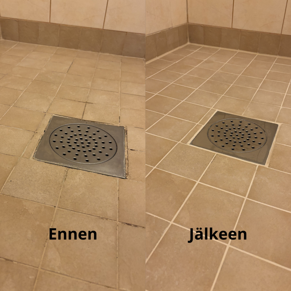 Laattasaumojen ja silikonisaumojen vaihto