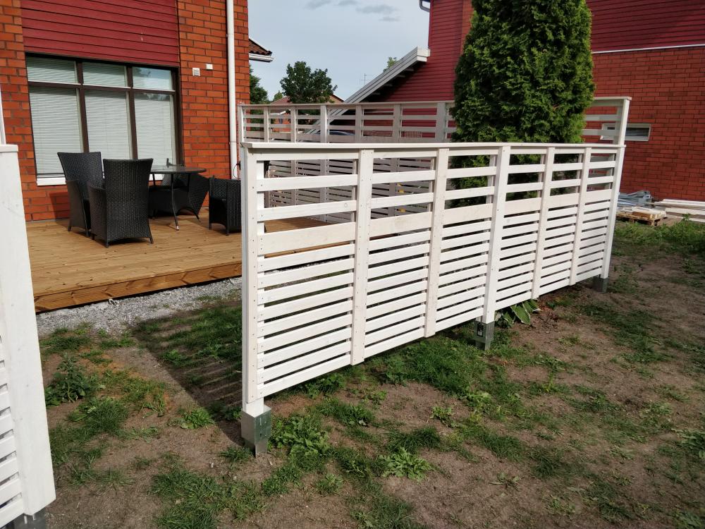 Fence prject, in Torparinkatu, Kaarina