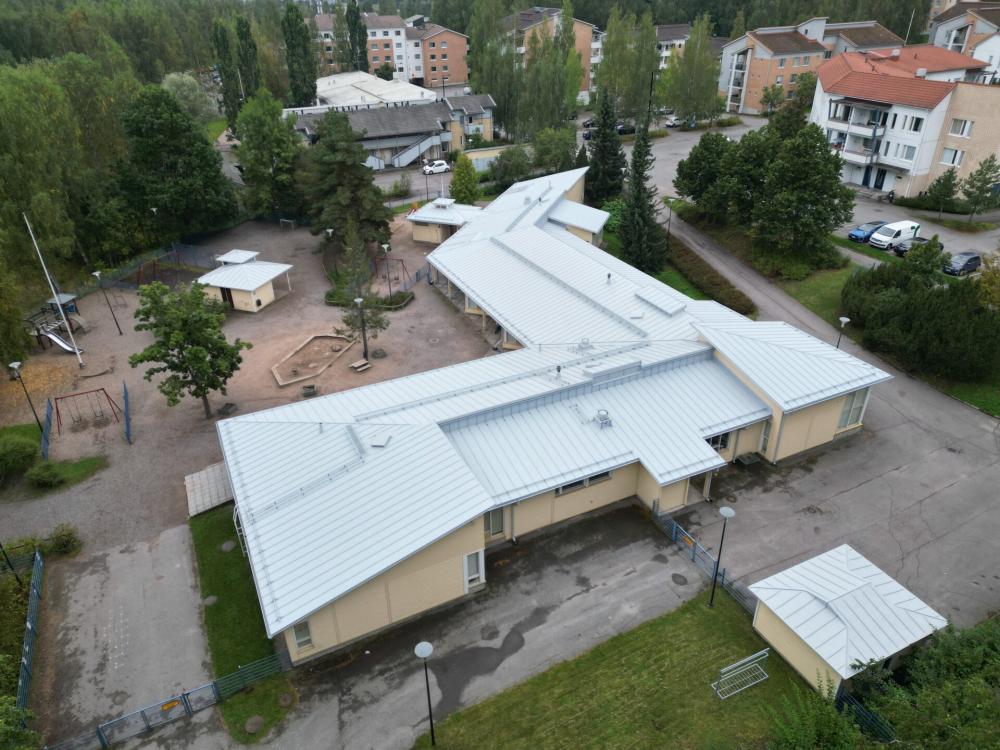 Solkikujan päiväkoti, Vantaa – Vesikaton uusiminen 2025