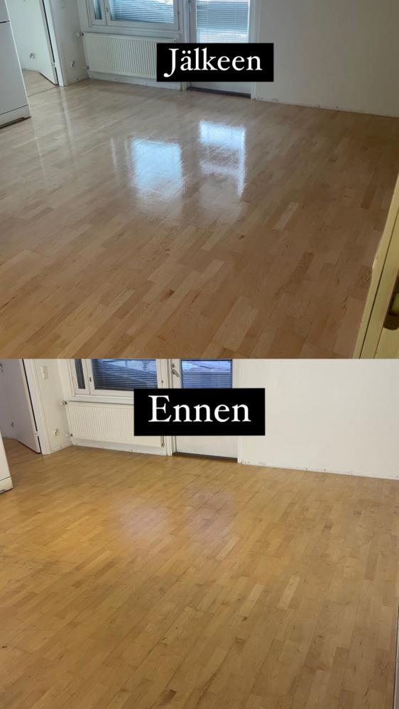 Parkettilattia hionta ja lakkaus