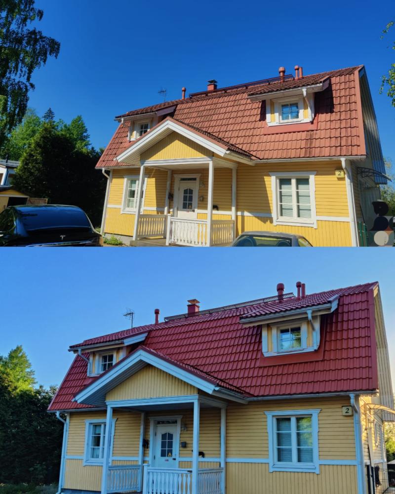 Mansardikaton pinnoitus